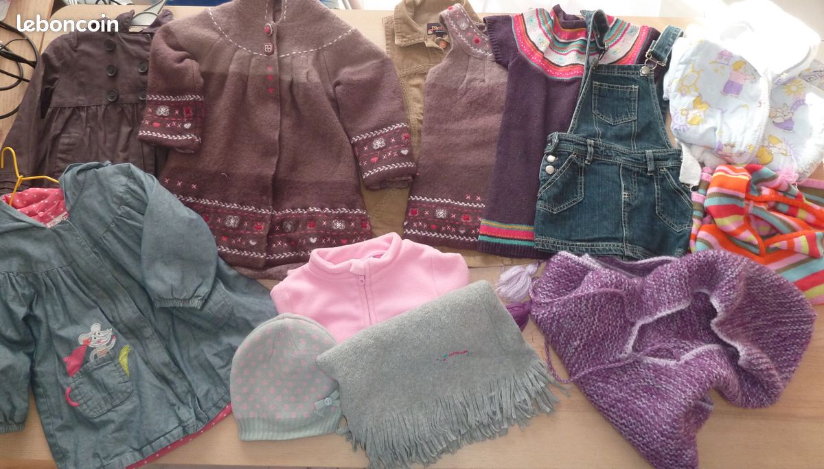 Manteaux et vestes fille 2 ans Hiver et 1/2 saison (image 1)