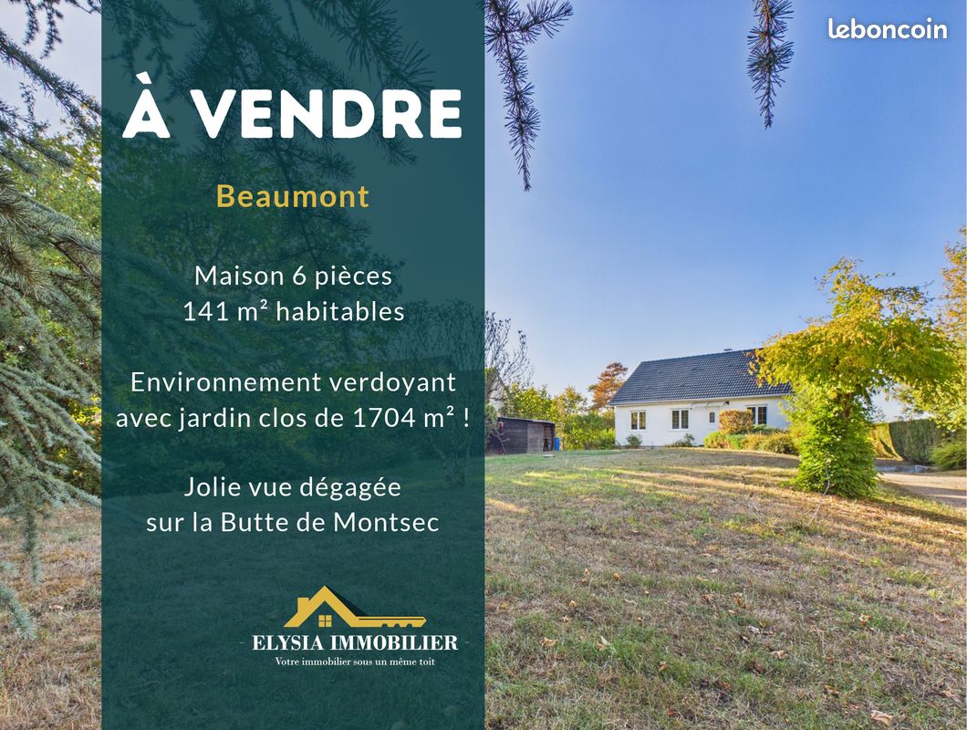Maison 6 pièces 141 m² · à Beaumont · 141 m² · 239 000 €