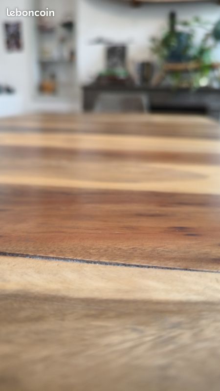 Table bois tropical Super état (image 3)