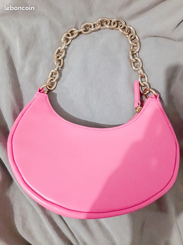 Mini sac h&m NEUF JAMAIS PORTÉ ROSE BONBON (image 5)