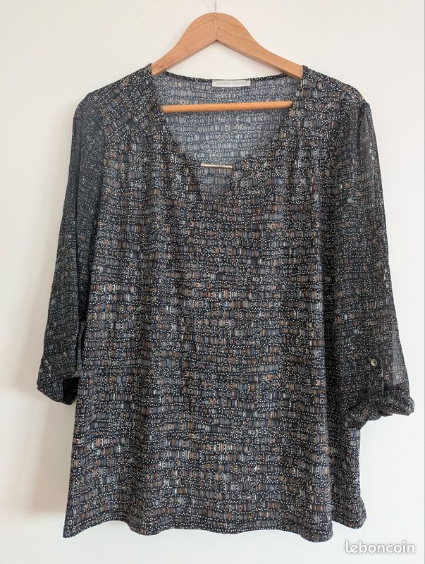 Blouse Armand Thiery Affinités Taille 46 Blanche - En Polyester, Neuf Sans étiquettes
