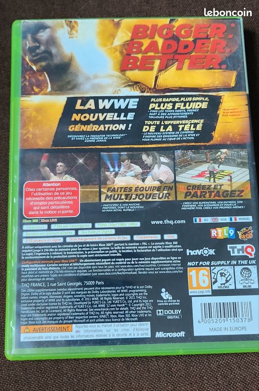 Jeu Xbox 360 Tom Clancy' s Rainbow Six Vegas