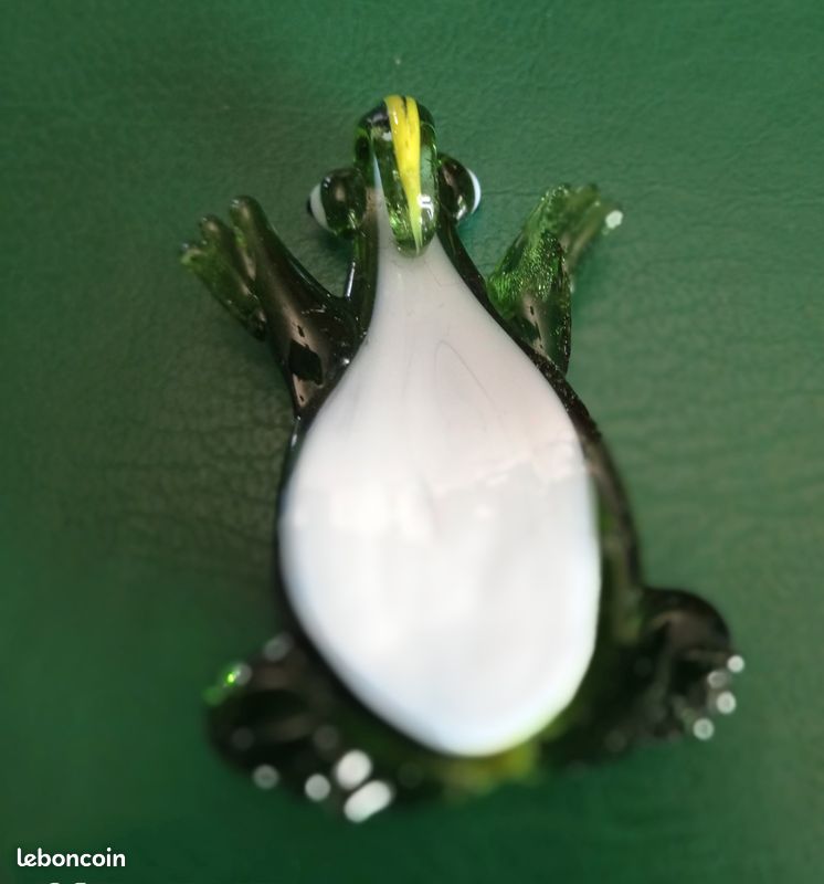 Pendentif cristal très original forme de grenouille état neuf (image 2)