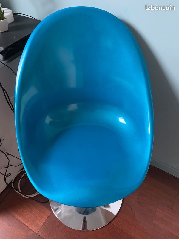 Chaise turquoise (image 1)