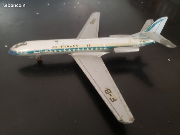 Dinky Toys Avion Caravelle S.E. 210 Air France - Réf 60 F - Meccano France - Échelle 1:200