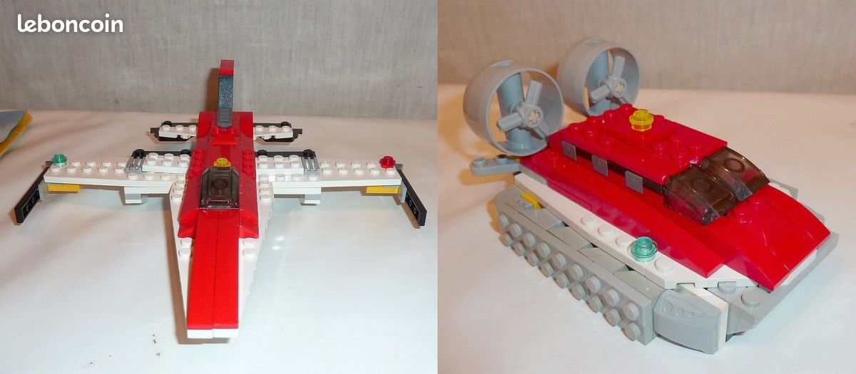 Lego creator 7292, avion ou aéroglisseur avec notice (image 5)