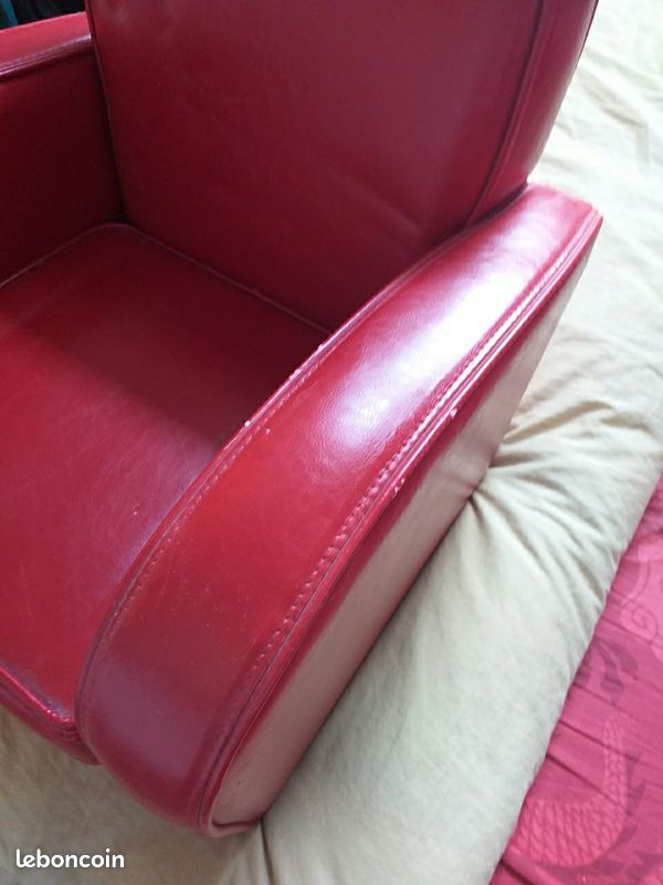 Fauteuil rouge enfant (image 4)