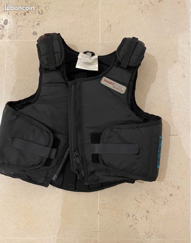 Gilet de Protection Équitation Enfant HKM - Niveau 3 (BETA) - Taille M Cross - Sport & Plein air