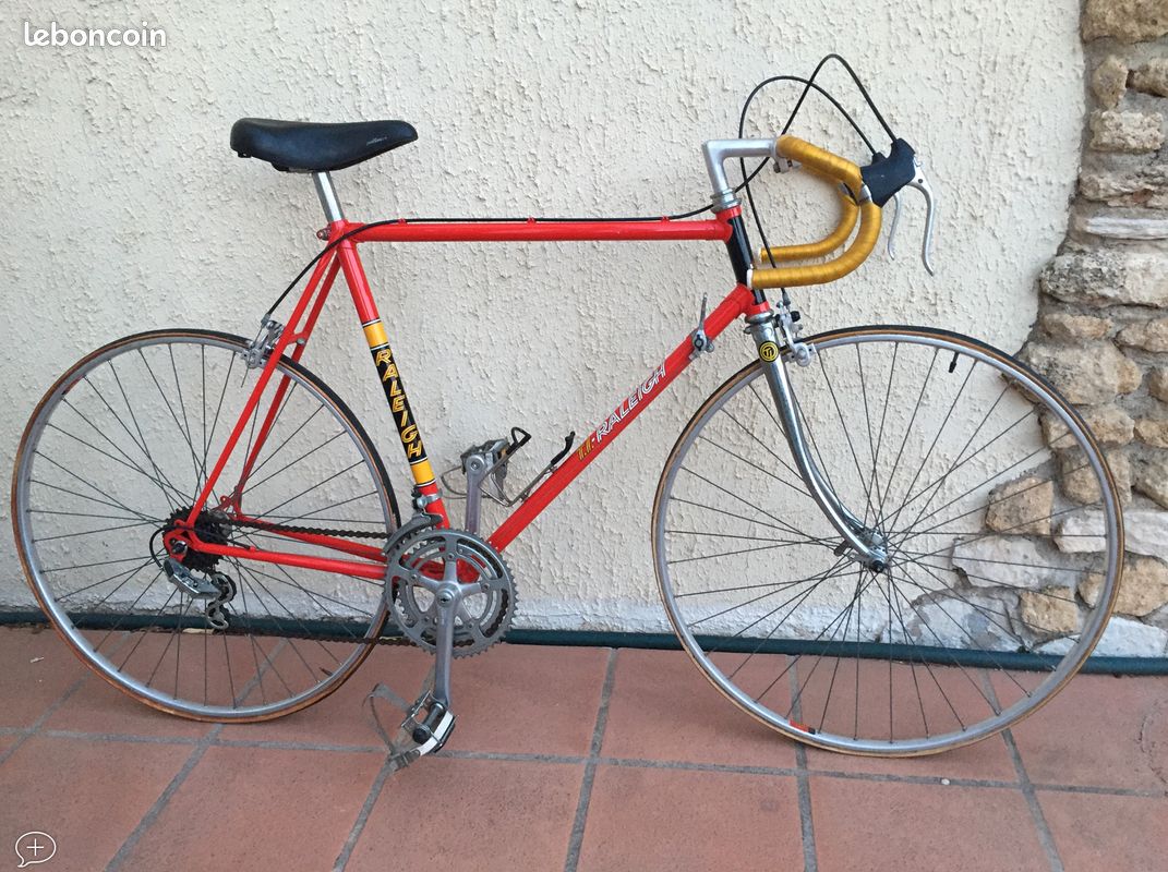 Vélo de course ancien Ti-Raleigh Taille 56cm (image 1)
