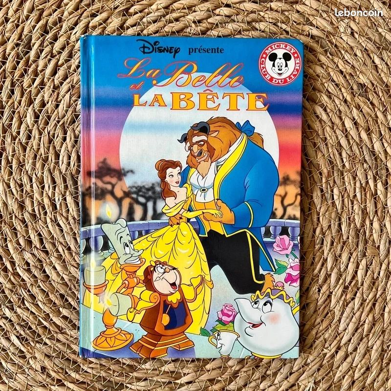 Livre Disney La Belle et la Bête Mickey Club du Livre Édition Hachette 2002 (image 1)