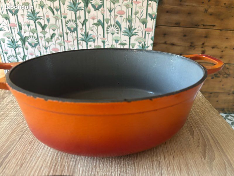 Cocotte fonte emaillee le creuset g 29 cm orange | Selency