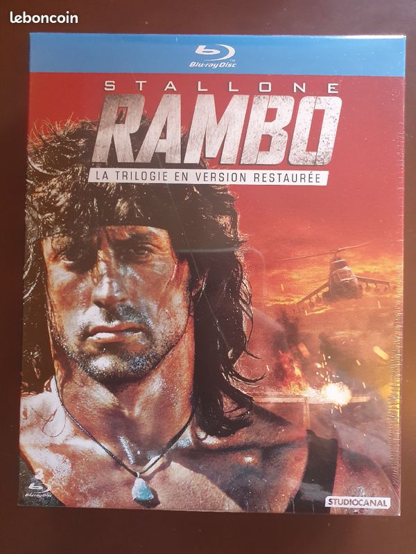 Coffret blu ray Rambo Trilogie (image 1)