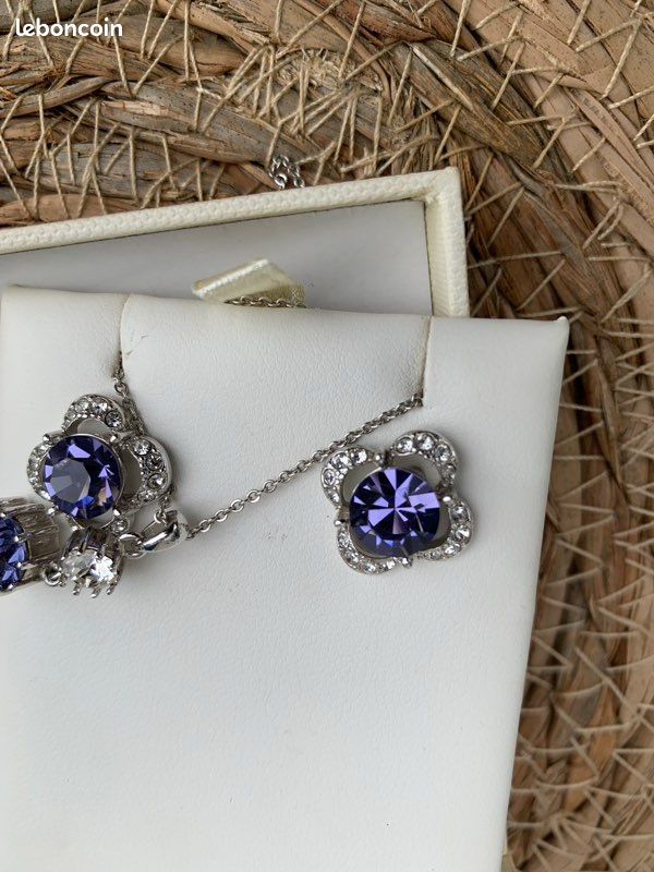 Kilkenny Silver, Irlande. Ensemble collier et boucles d'oreilles en argent. Neuf (image 7)