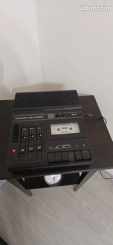 Magnétophone cassette rft geracord 6022 – modèle vintage robuste (années 70/80) (image 2)