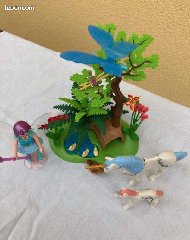 Playmobil Fairies fée bleue et licornes (image 2)