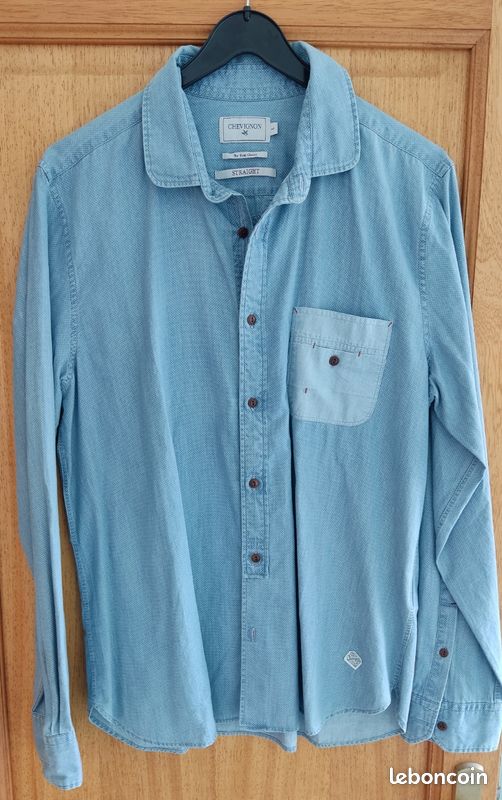 Chemise occasion CHEVIGNON 40 Bleu - Vêtement seconde main - Once Again