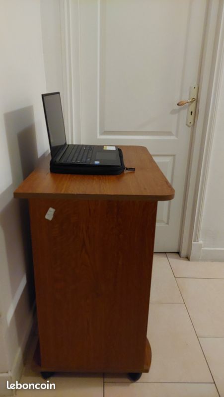 Bureau pour ordinateur avec tiroir pour clavier coullissable (image 3)