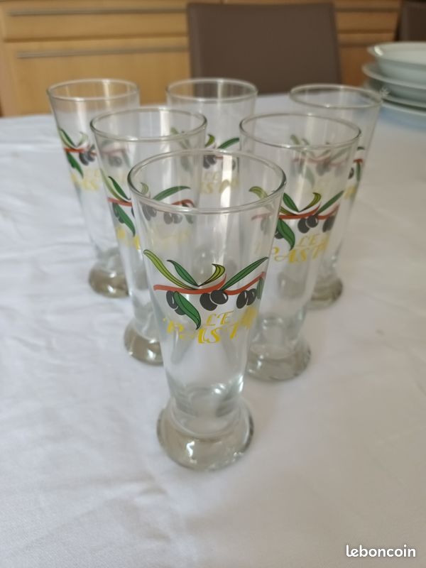 Verre a pastis lot de 6 (image 1)