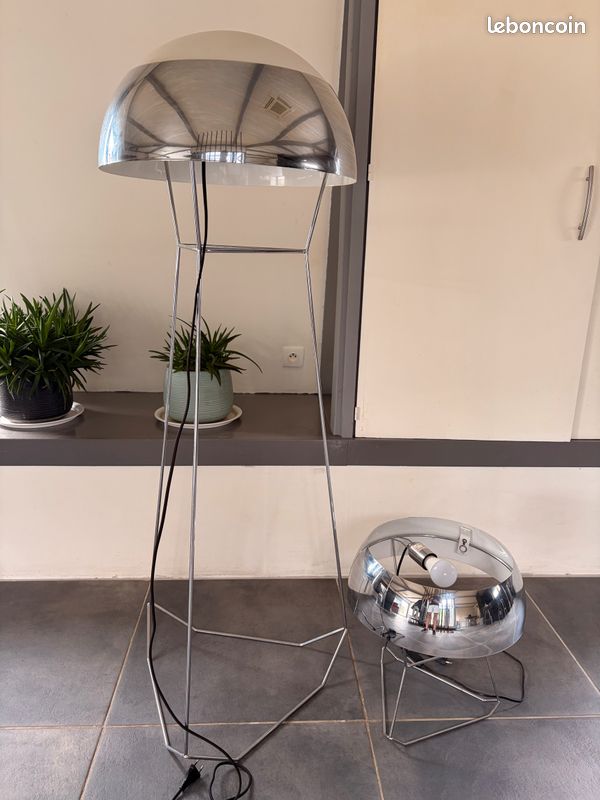 Lampe + lampadaire Forestier Paris (image 3)