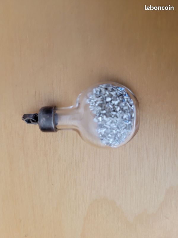 Pendentif verre et argent 925, vintage (image 3)