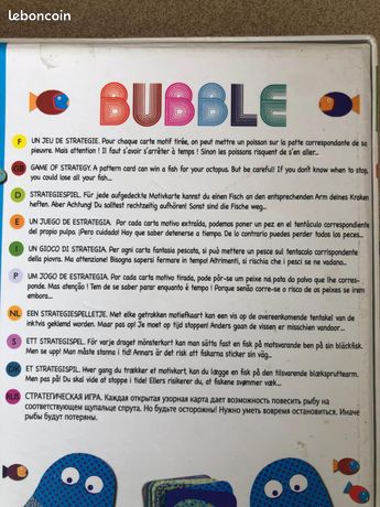 Jeu De Société Bubble De Djeco - Complet Et En Bon état - Occasion