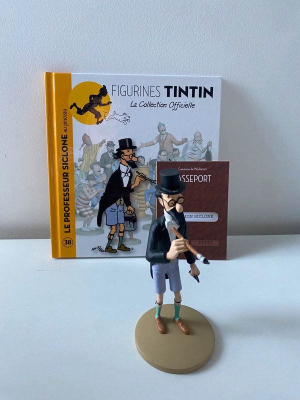 Série compléte des 9 figurines Tintin Figurine plastique Moulinsart  Plastique