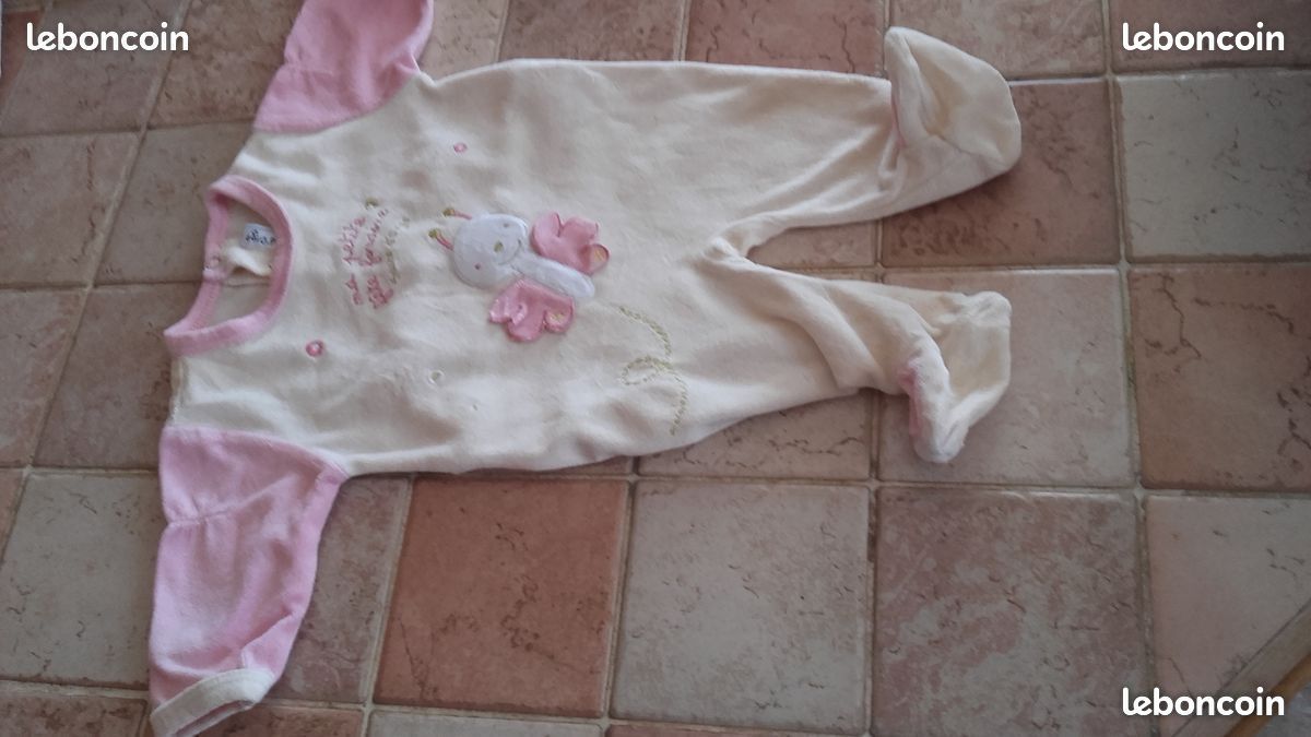 Pyjamas velours 1 mois (image 5)