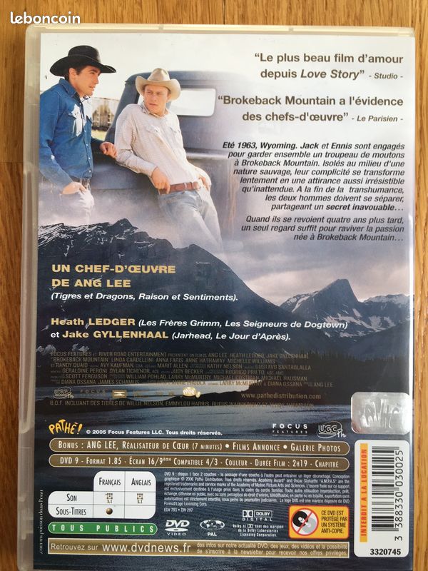 DVD Le secret de Brokeback mountain (image 2)