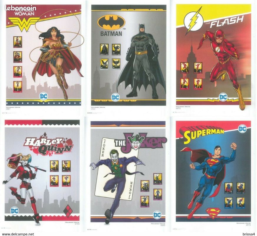 Comics 7 folder timbres portugal -lot exceptionnel (image 1)