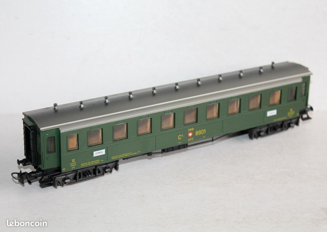 SBB-CFF-FFS, Voiture 3ème classe, C4 (Gebraucht) in Chexbres für CHF 14