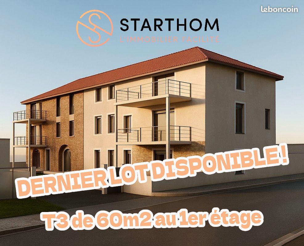 Appartement 3 pièces 60 m² · à Moirans · 60 m² · 130 000 €