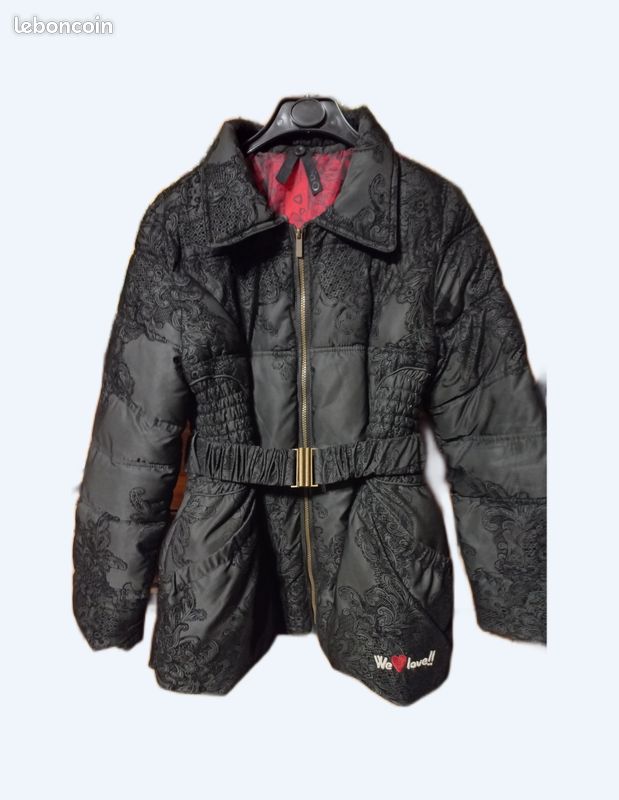 Manteau Desigual Marron Taille 38/40 - Occasion Très Bon état - Style Basique