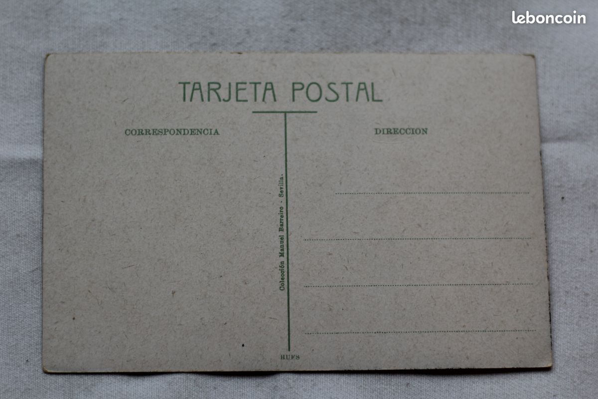 Sevilla, cofradia de la cigarreras saliendo de la fabrica de tabacos, Espagne, carte postale ancienne cpa,vf91 (image 2)