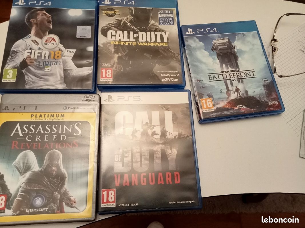 Jeux PS3, PS4 et PS5 (image 1)