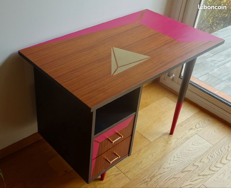 Bureau vintage scandinave modèle unique (image 5)