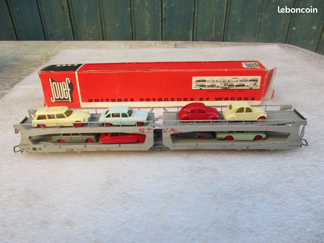 Train électrique ho grand wagon jouef articulé avec ses 8 voitures pour locomotive - Jeux & Jouets