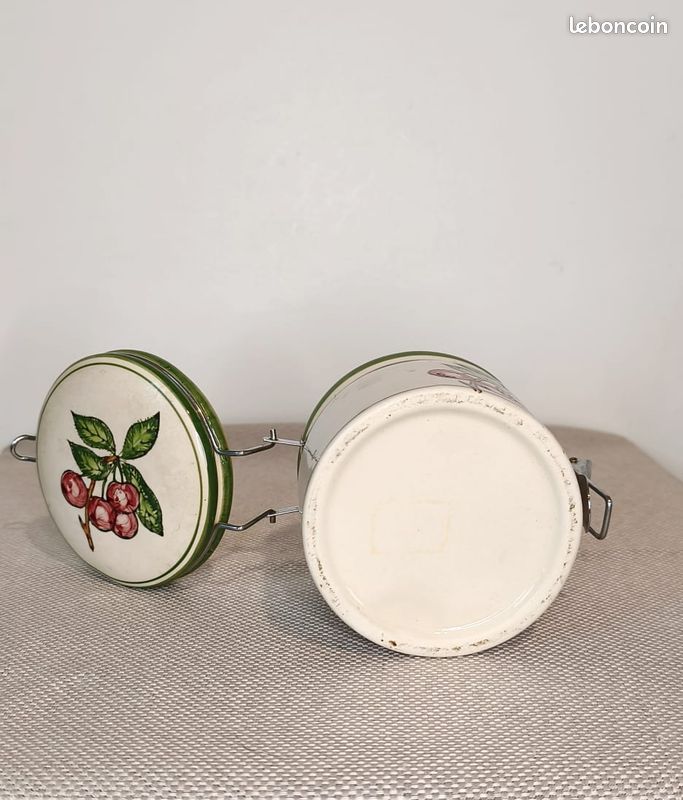 Ceramic Storage Jar with Clamp Lid (image 6)