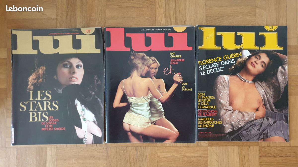 Lot Magazines LUI Sophia Loren, Ushi, Florence Guerin - Livres