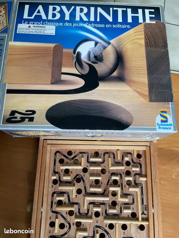 Labyrinthe Schmidt en bois vintage (image 2)