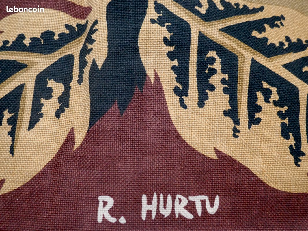 Tapisserie Murale Vintage Raymond Hurtu – Édition Braun Paris – Décor Paris