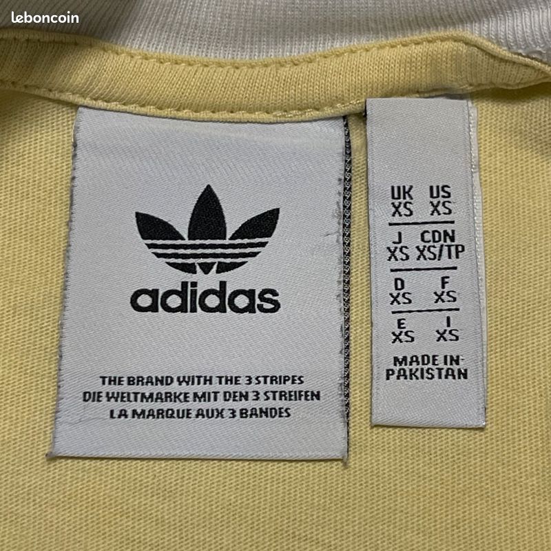 T-shirt Adidas jaune (image 5)