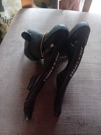 Manettes Campagnolo Record 10v – Compatibles Double Et Triple Plateau