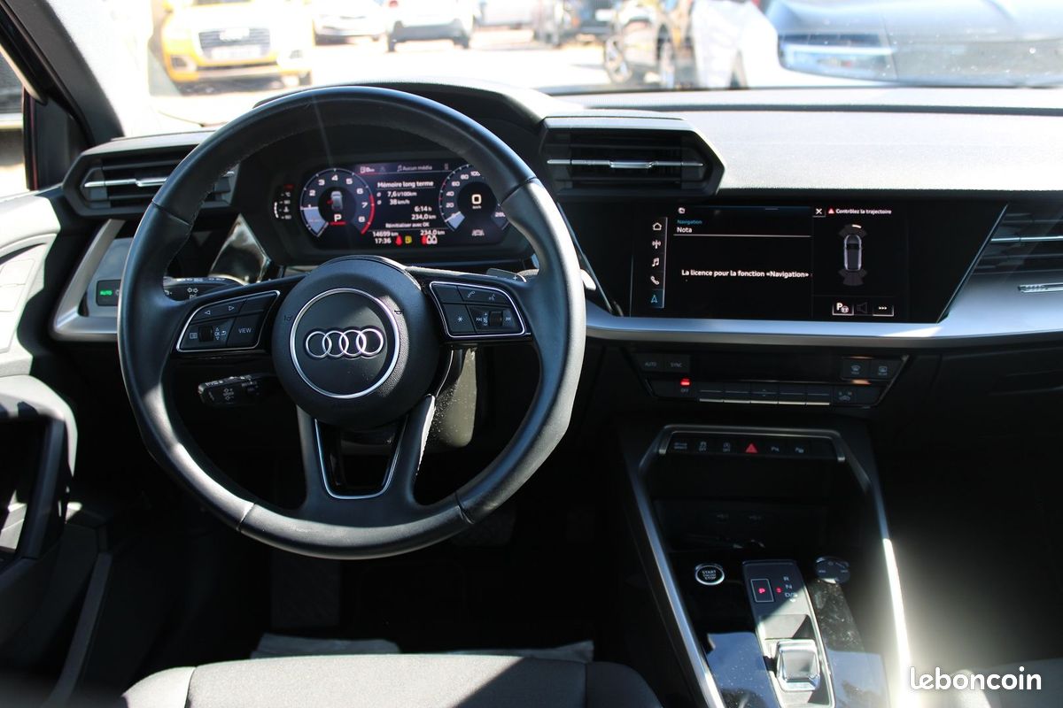 Audi A3 SPORTBACK 30 TFSI 110CV DESIGN S TRONIC 7 BVA ABS RÉGULATEUR ADAPTATIF FULL LEDS JA 17 ESP (image 10)