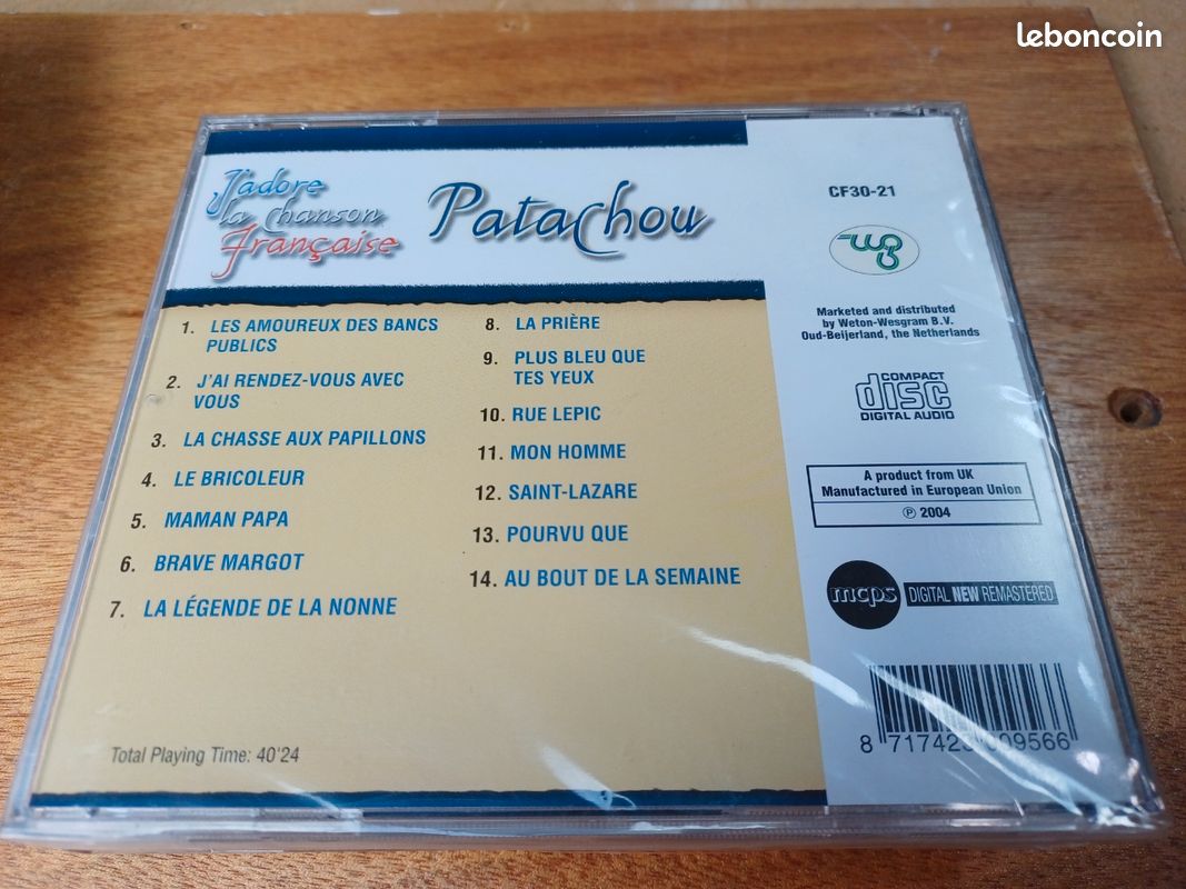 Patachou . Cd neuf (image 2)