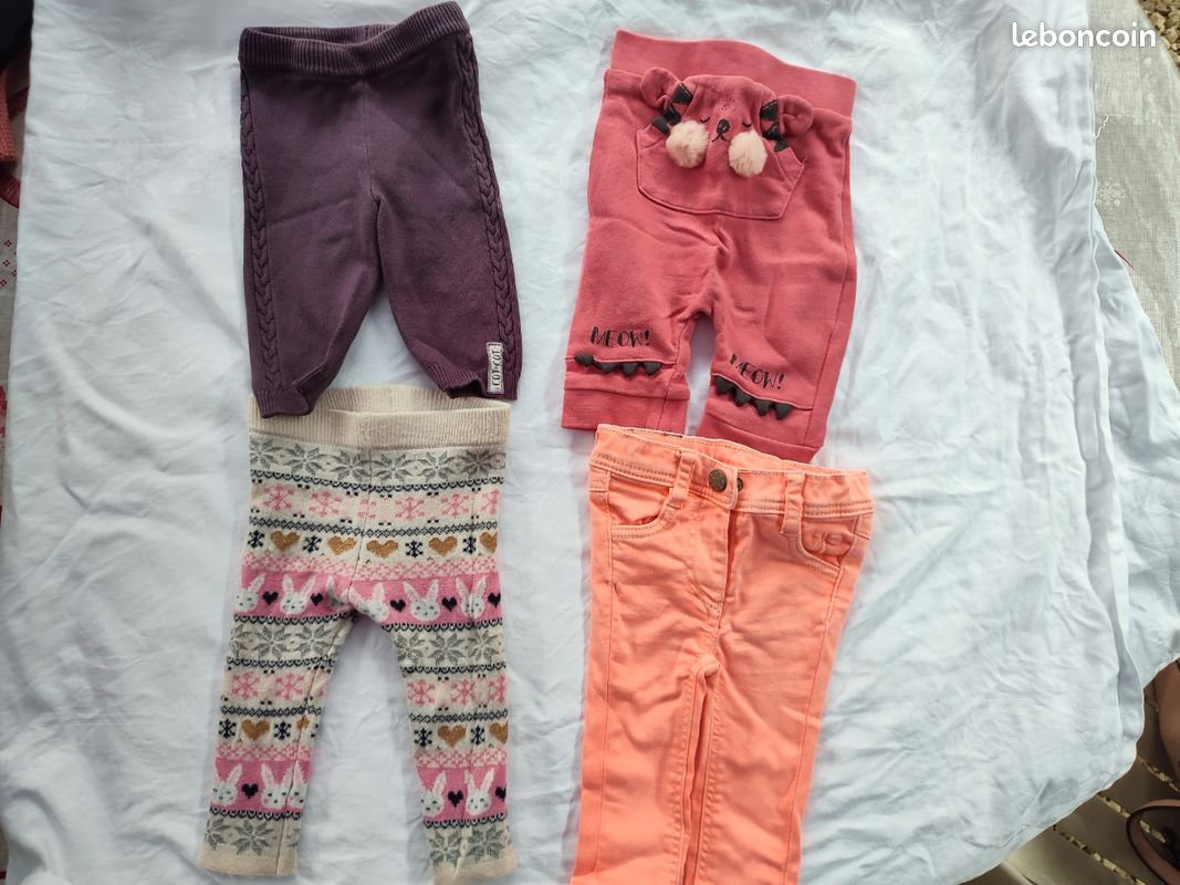 Lot pantalons fille 3 mois (image 1)