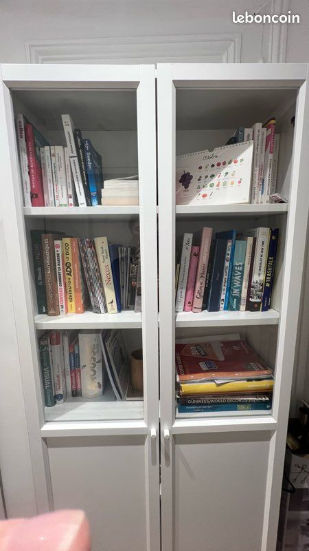 Armoire bibliothèque vitrée Billy Oxberg (image 5)