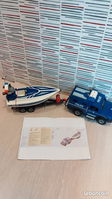 Fourgon et vedette police playmobil (image 6)