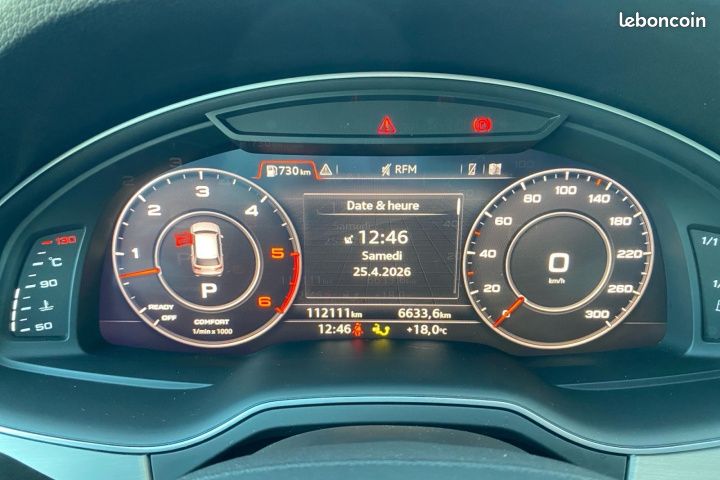 AUDI Q7 50 TDI 286 S LINE QUATTRO TIPTRONIC 8 7PL 286Ch Garantie 12 mois (image 12)