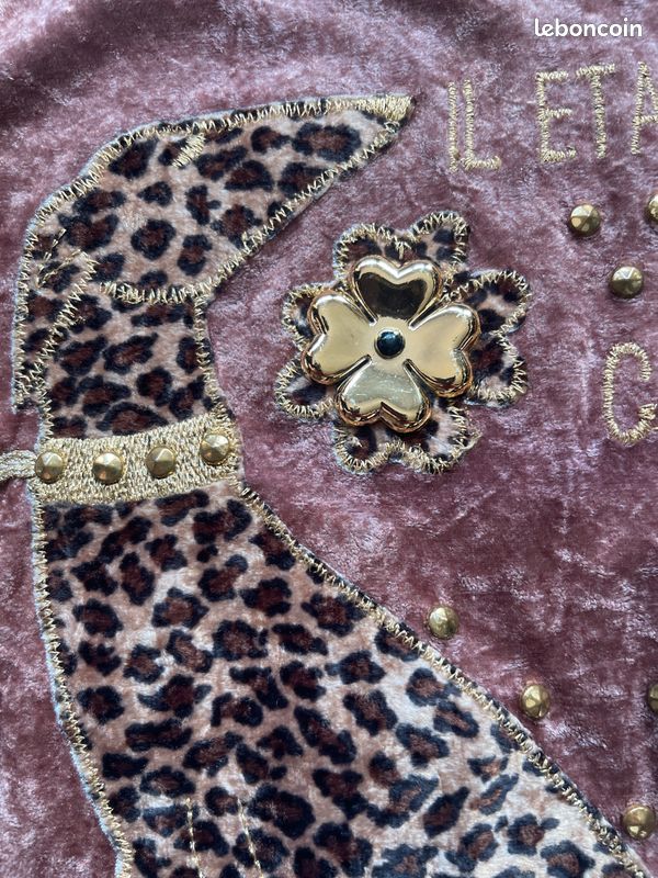 Pull velours vintage made in france chic (image 3)