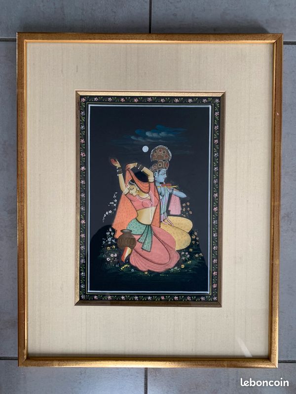 Peintures sur toile de soie Inde (image 1)